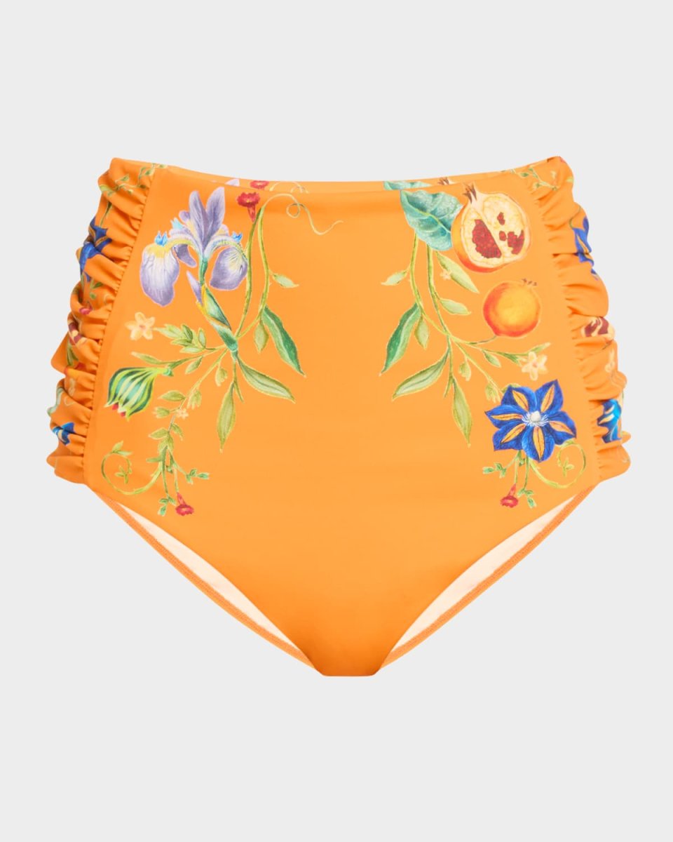 Flores High-Waist Bikini Botoms